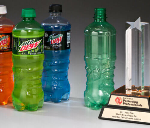 Mtn Dew Packaging bottles with Award image
